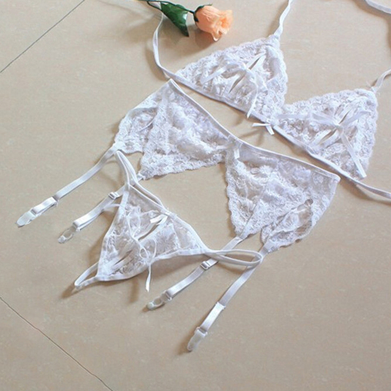 1 Set Women's Lace Lingerie, S - Sheer Bra Lace reseña y precio