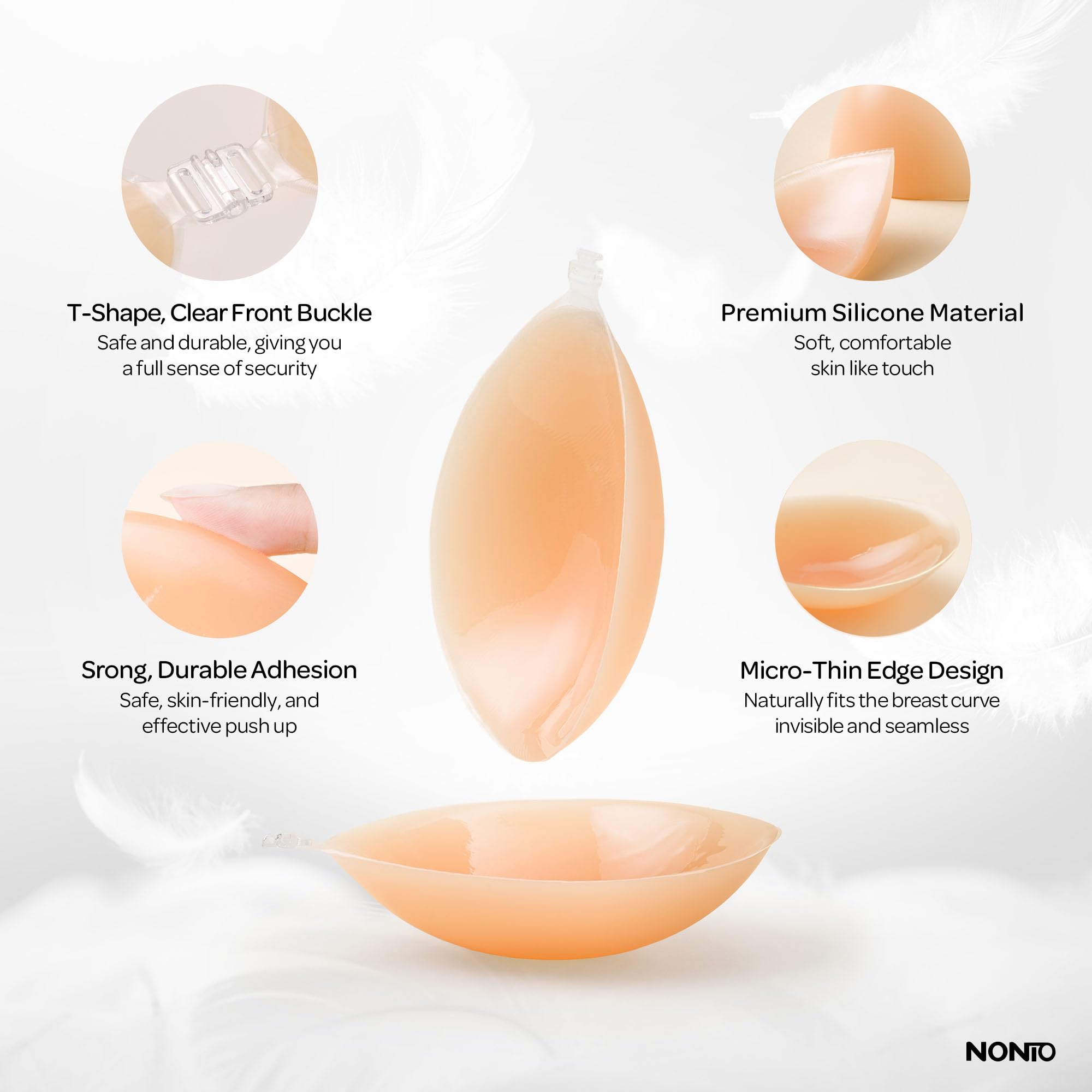 Adhesive Bra Strapless Sticky  - Backless Bra Sticky reseña y precio