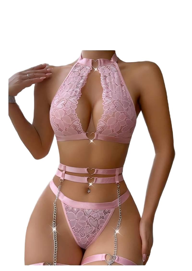 Sexy Lingerie Set Push Up Lace - Lace Bralette Set reseña y precio