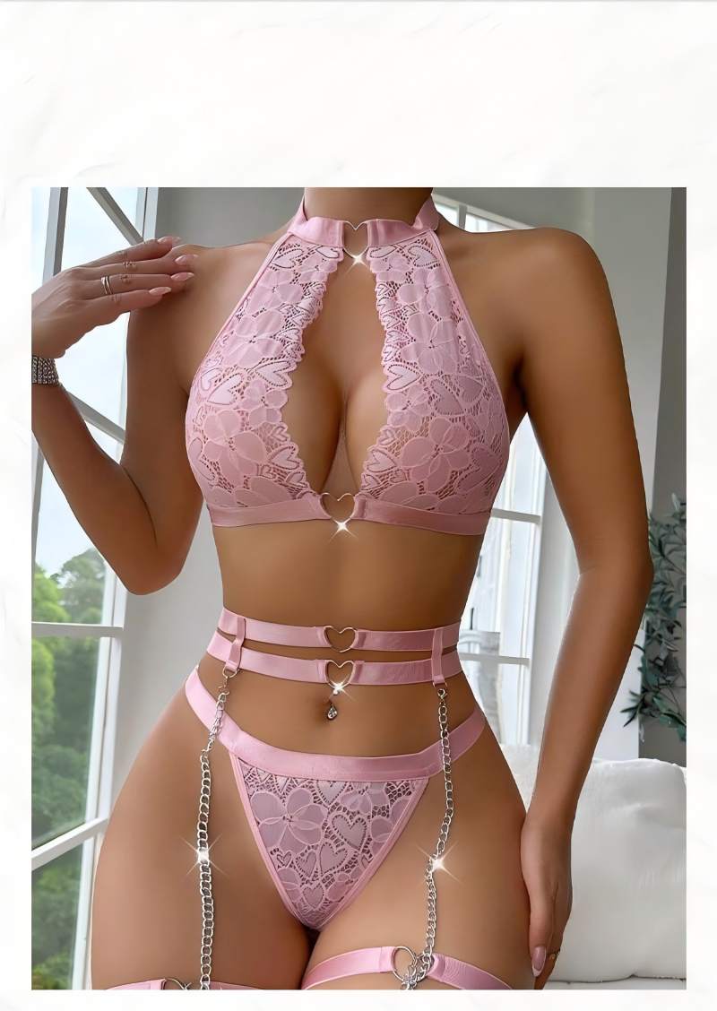 Sexy Lingerie Set Push Up Lace - Lace Bralette Set reseña y precio