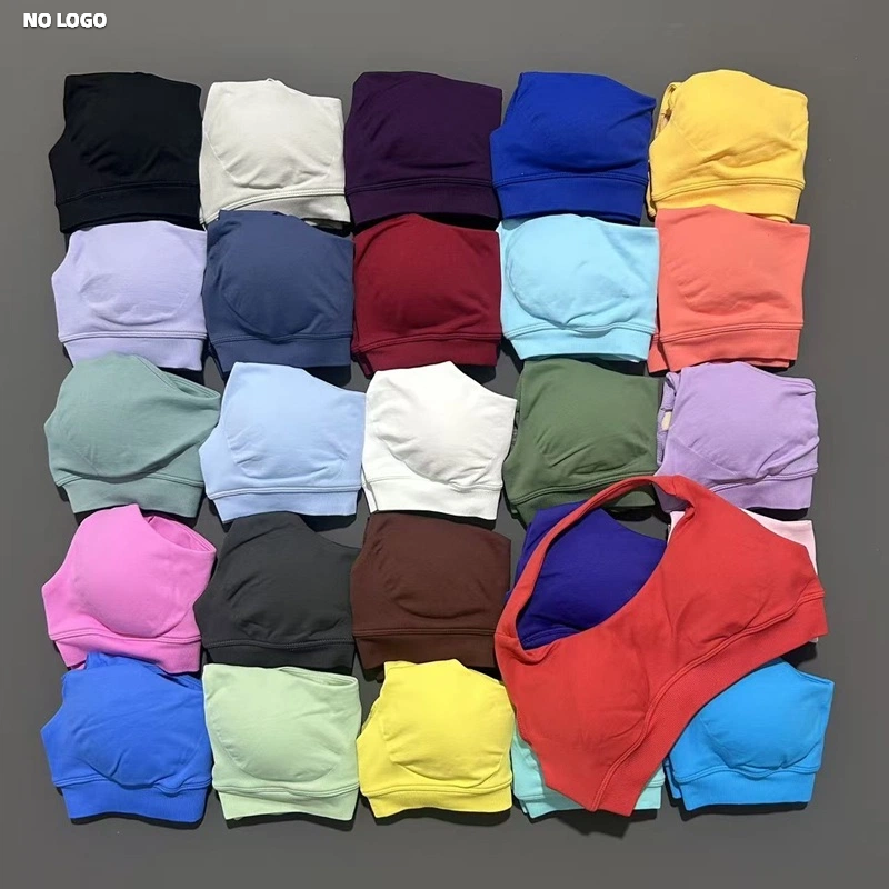 No Logo Sports Bra Women Seaml - Underwire Bra Padded reseña y precio