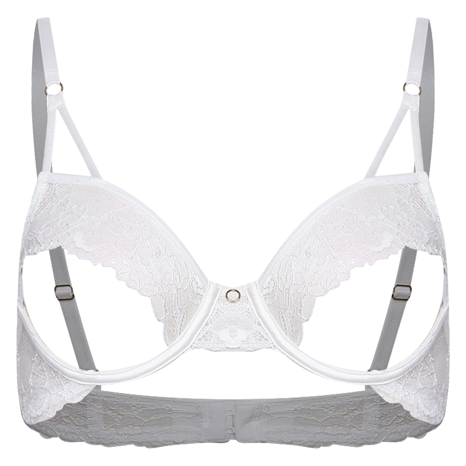 Women Sexy Hollow Out Bra Soft - Sheer Bra Lace reseña y precio