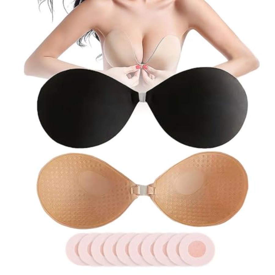 Hasimor 2 PCS Strapless Adhesi - Push Up Bra Silicone reseña y precio