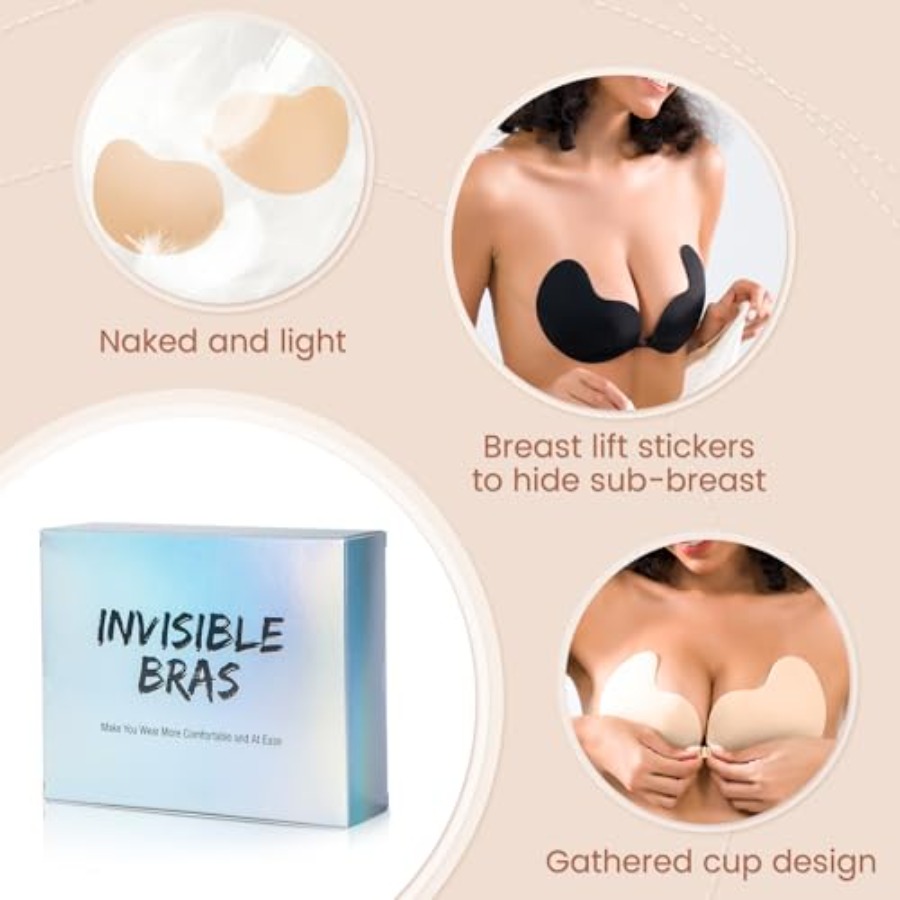Sticky Bra Backless Adhesive S - Push Up Bra Silicone reseña y precio