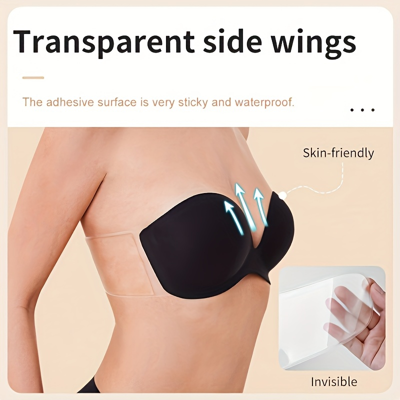 Strapless Seamless Invisible S - Push Up Bra Silicone reseña y precio