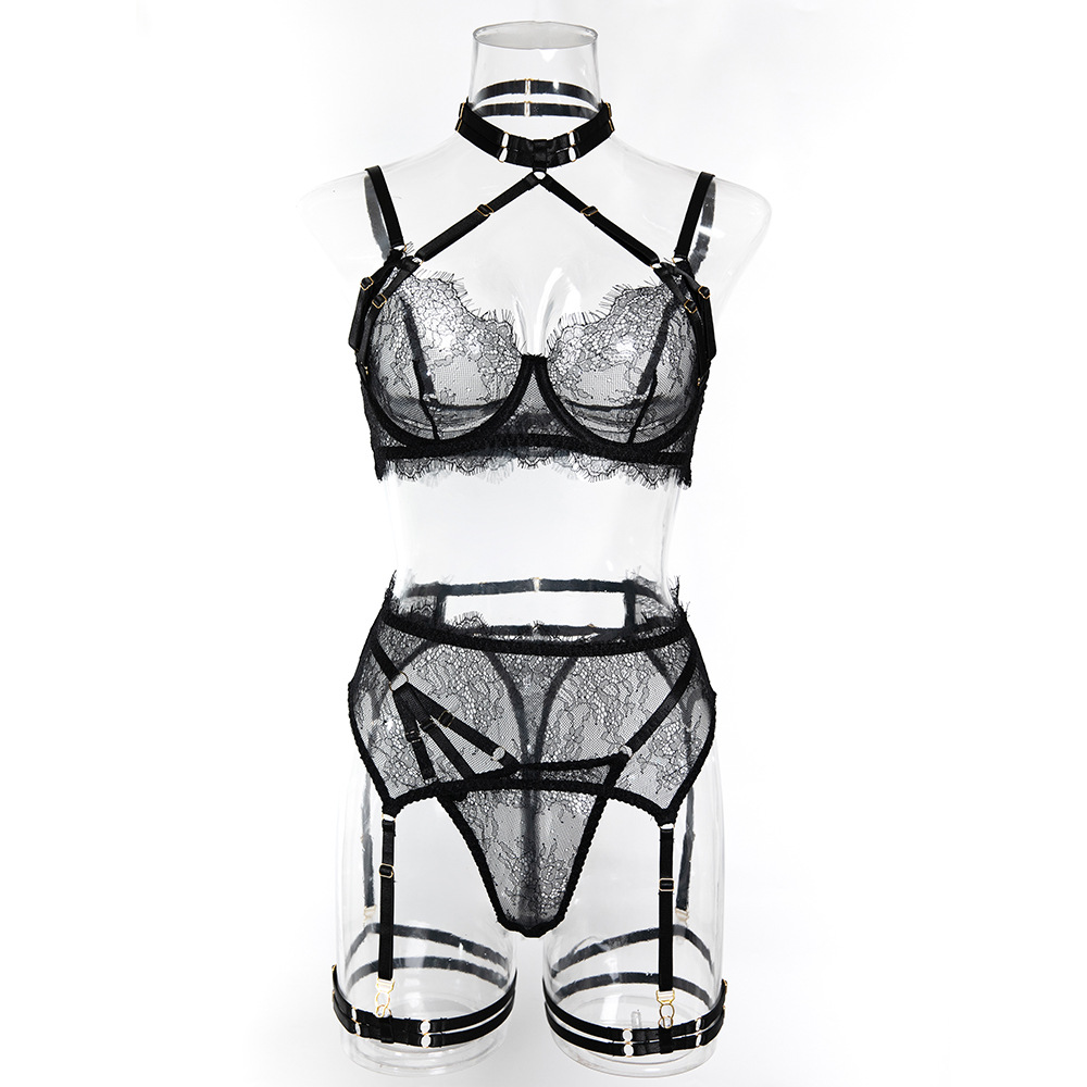 Sexy Lace Erotic Set Women See - Sheer Bra Lace reseña y precio