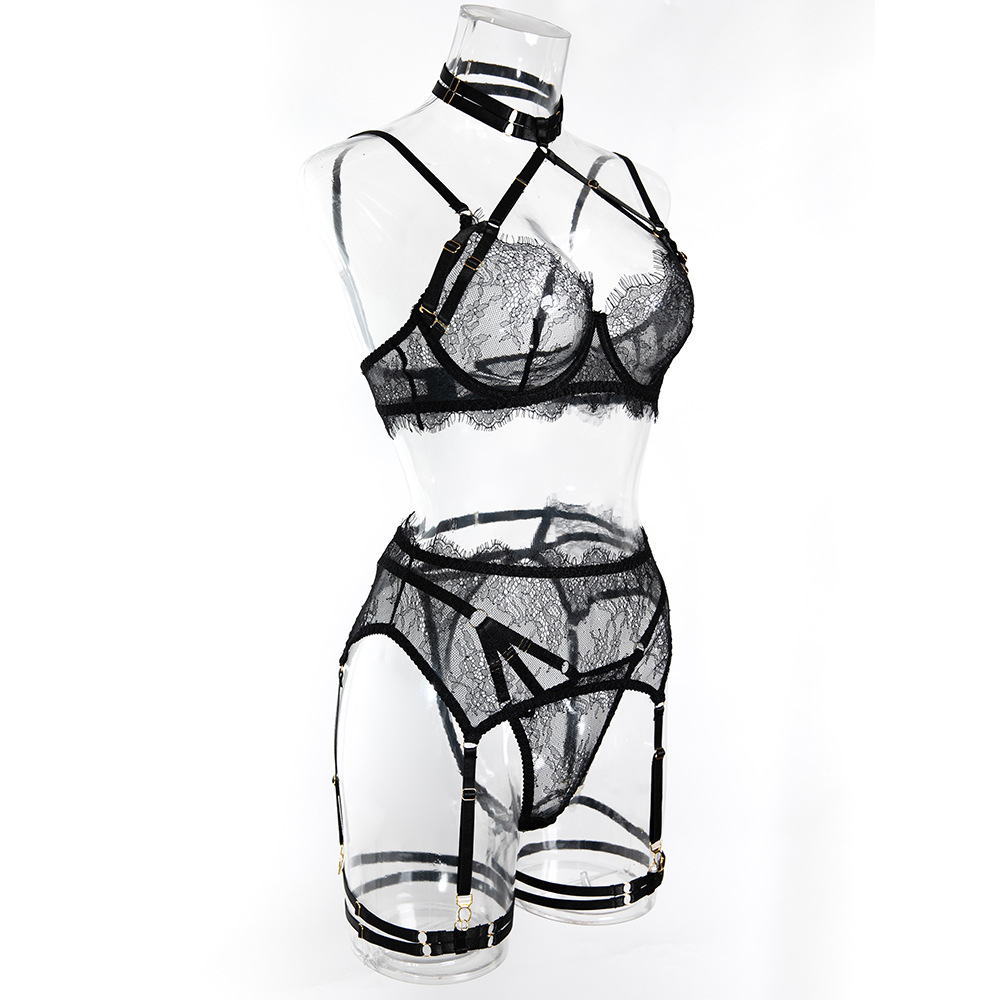 Sexy Lace Erotic Set Women See - Sheer Bra Lace reseña y precio