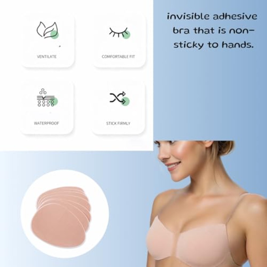 Plus Size Invisible Adhesive S - Strapless Bra Adhesive reseña y precio