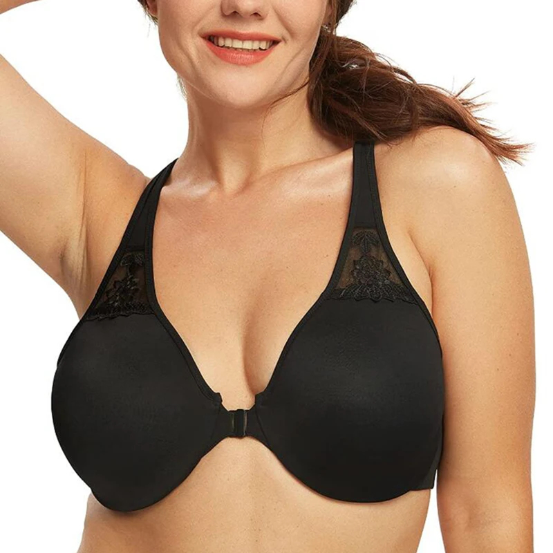 Women's Front Closure Minimize - Underwire Bra Padded reseña y precio