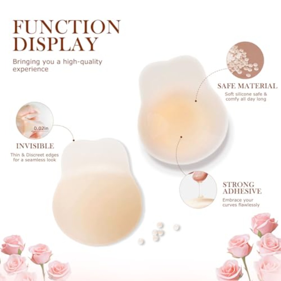 Zacca Sticky Bra for Women, Ad - Push Up Bra Silicone reseña y precio
