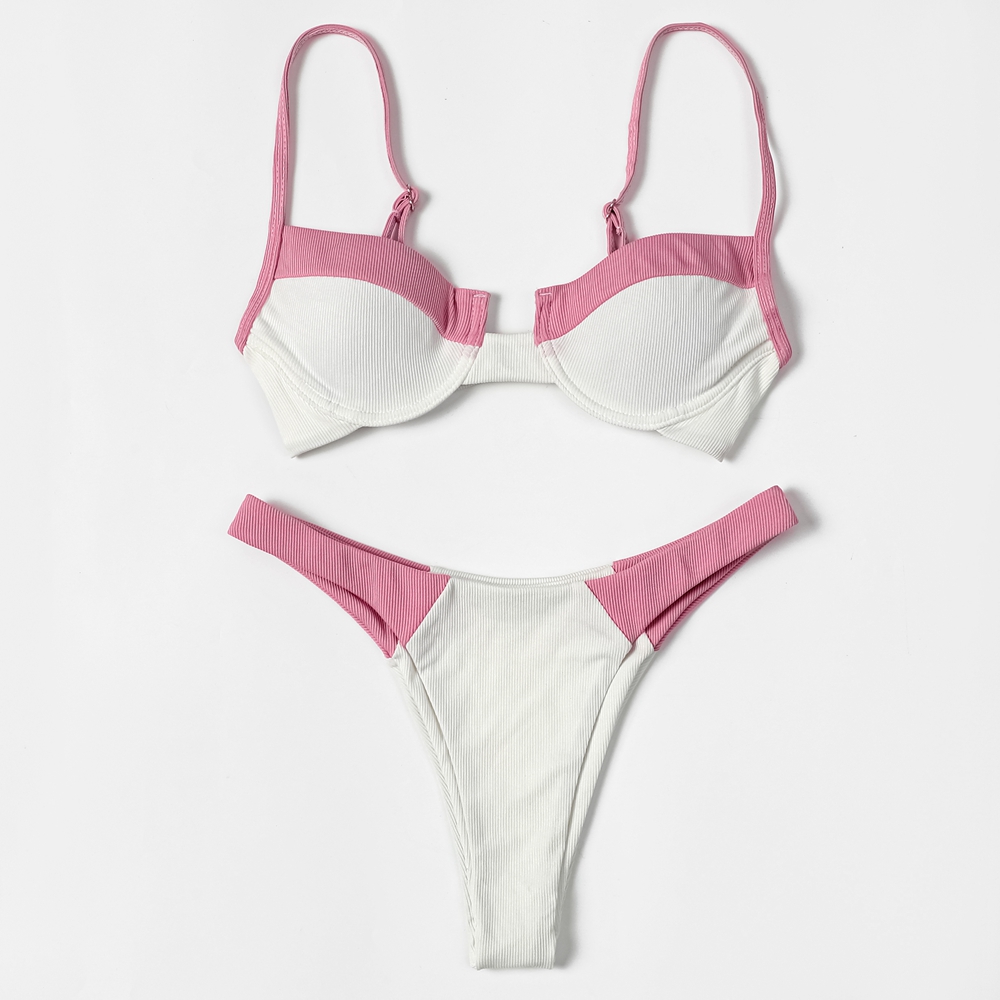 ZTVitality Ribbed Splicing Sex - Underwire Bra Padded reseña y precio