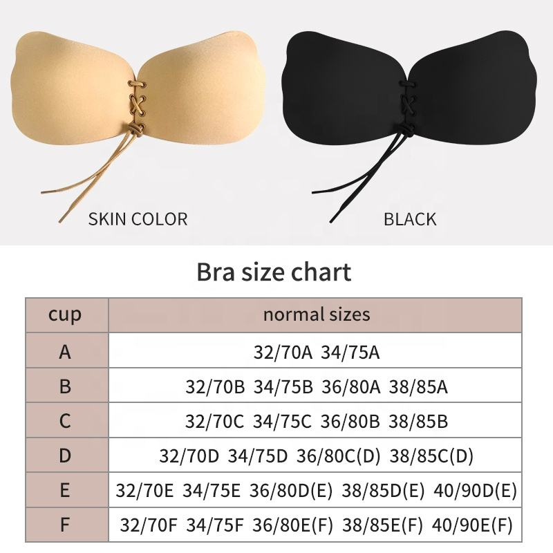 Wing shaped drawstring nude ba - Strapless Bra Adhesive reseña y precio