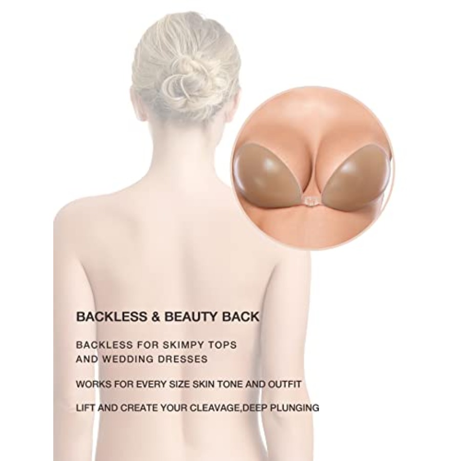 Wingslove Sticky Adhesive Bra  - Push Up Bra Silicone reseña y precio
