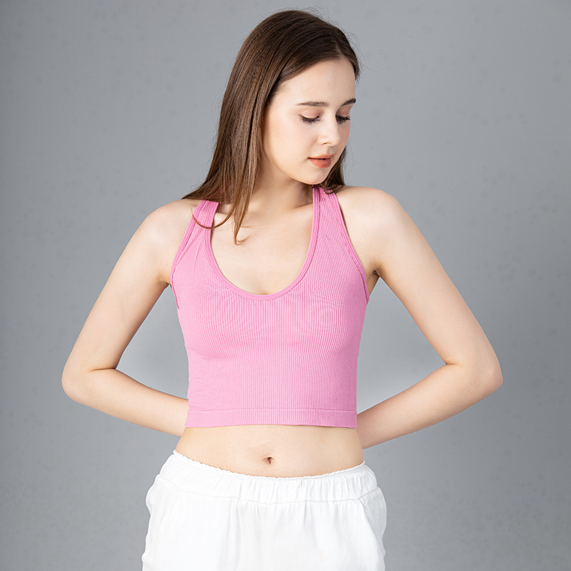 Halter-neck Tops Women Sexy Ba - T Shirt Bra Seamless reseña y precio