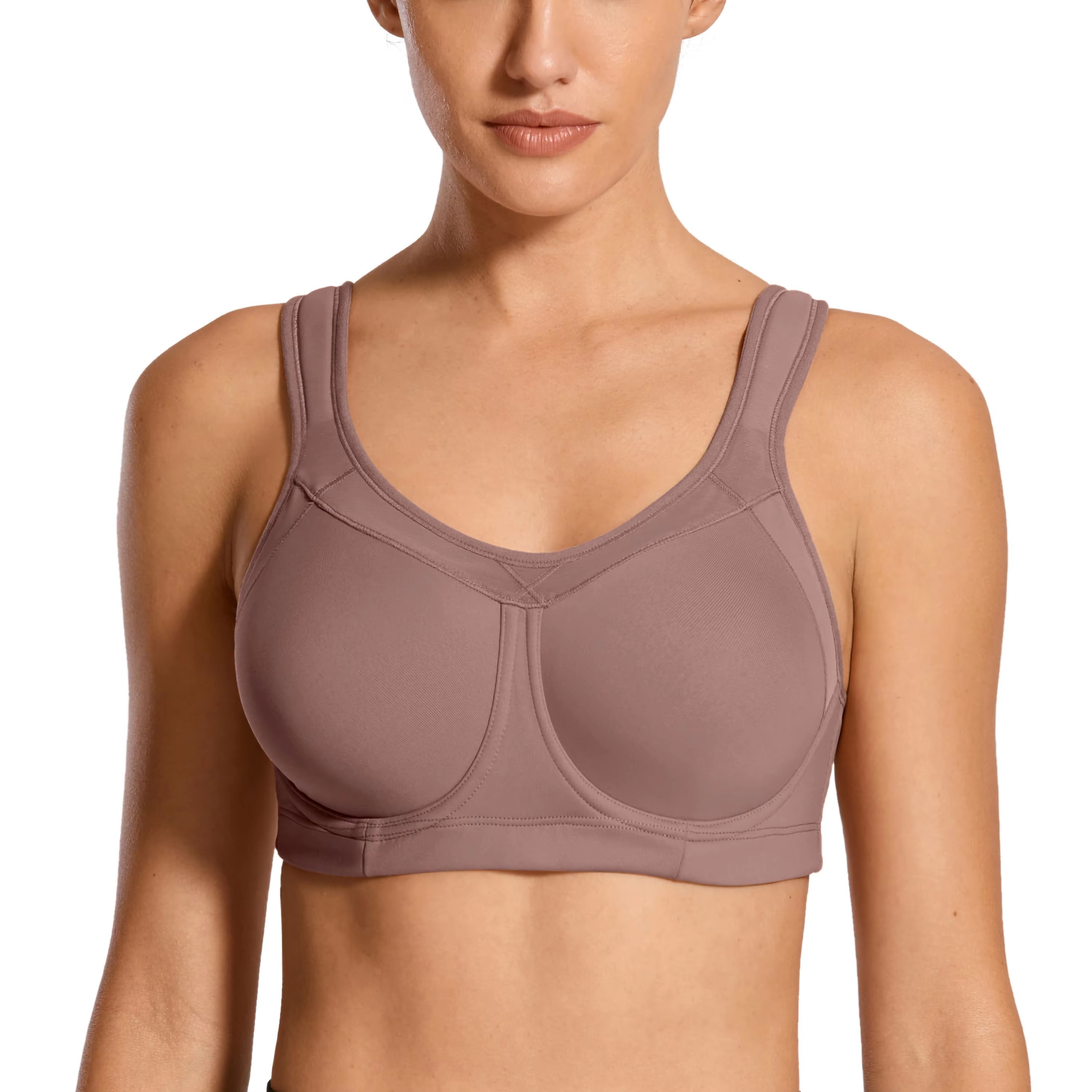 SYROKAN Women Sports bras High - Full Coverage Bra reseña y precio