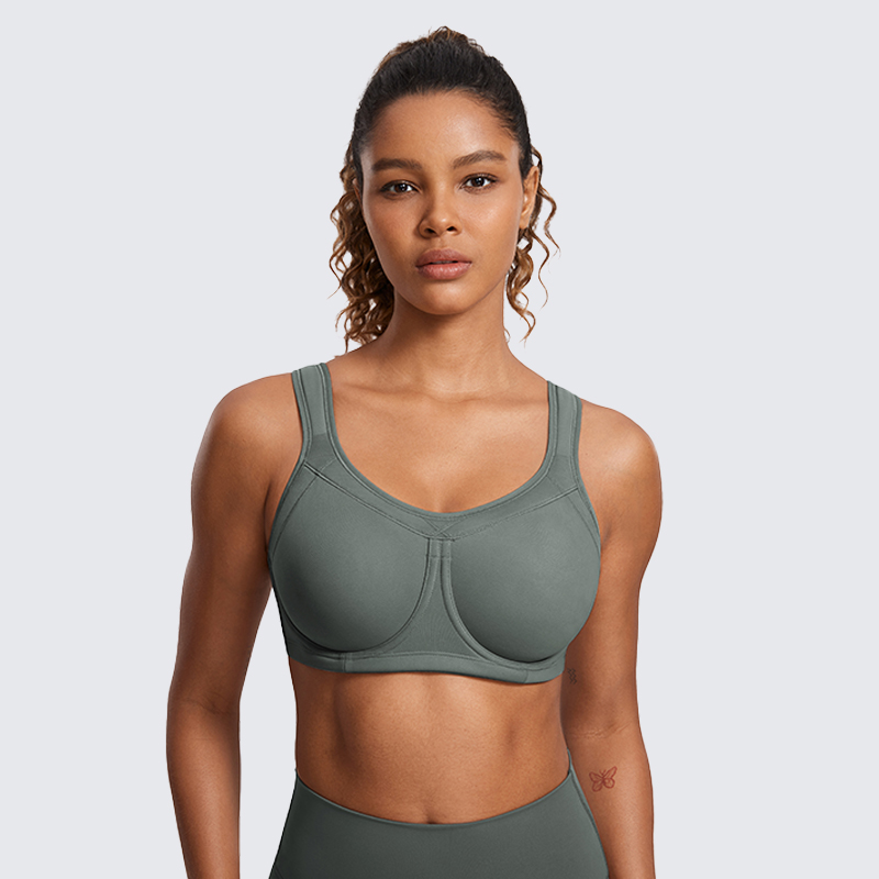 SYROKAN Women Sports bras High - Full Coverage Bra reseña y precio