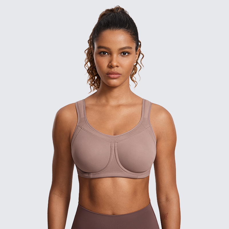 SYROKAN Women Sports bras High - Full Coverage Bra reseña y precio