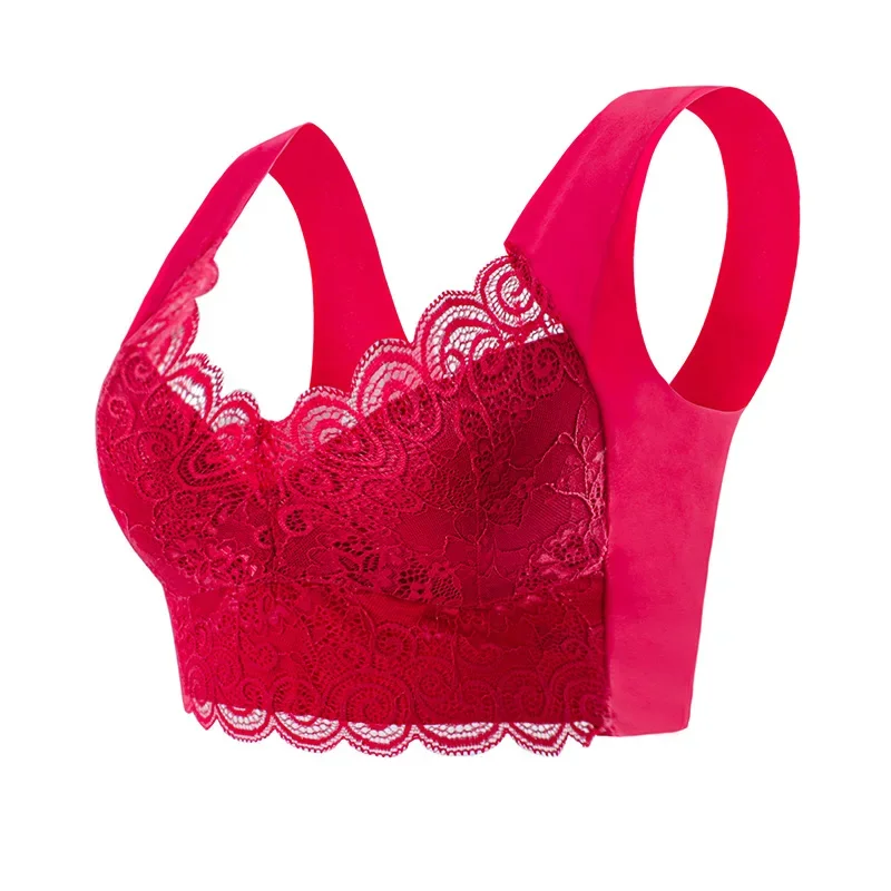 1pcs Ice Silk Seamless Lace Br - Sleep Bra Bralette reseña y precio