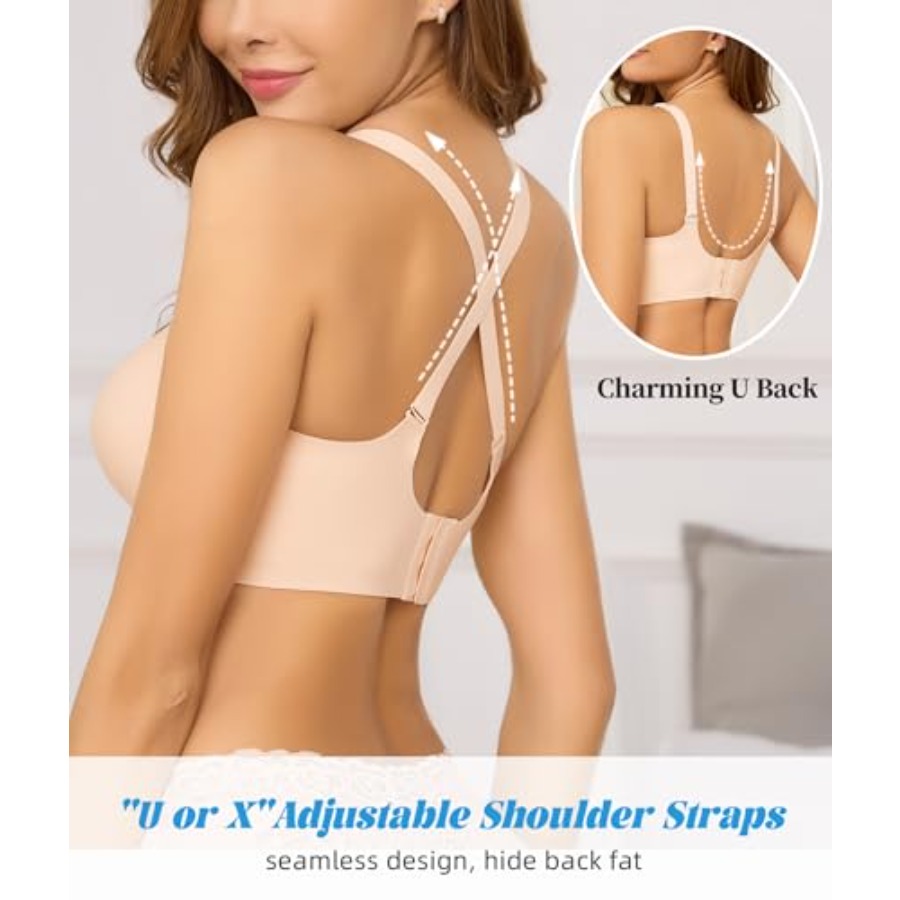 Women Wireless Seamless Bra -  - Full Coverage Bra reseña y precio