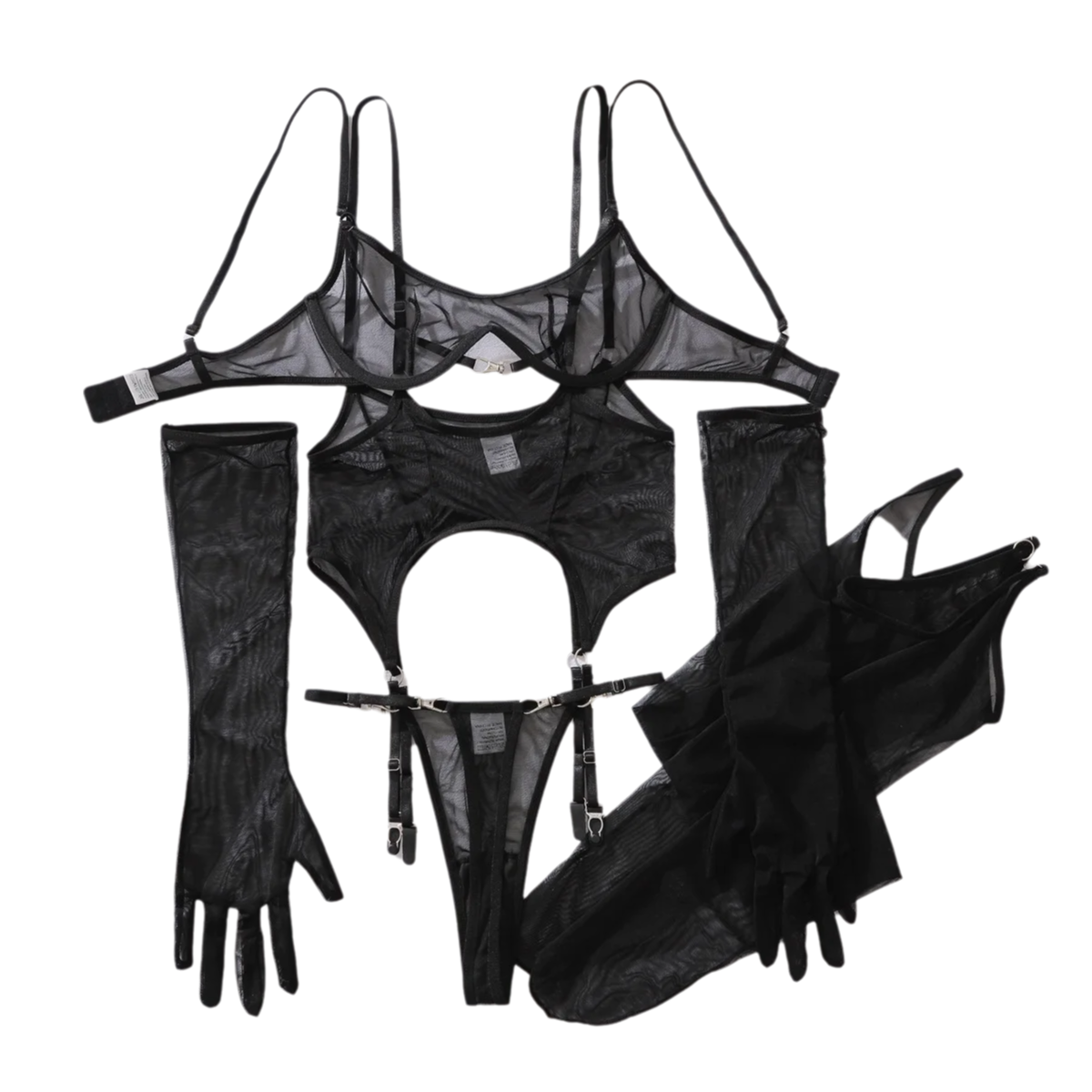 Sexy Mesh Breathable Lingerie  - Sheer Mesh Bra reseña y precio