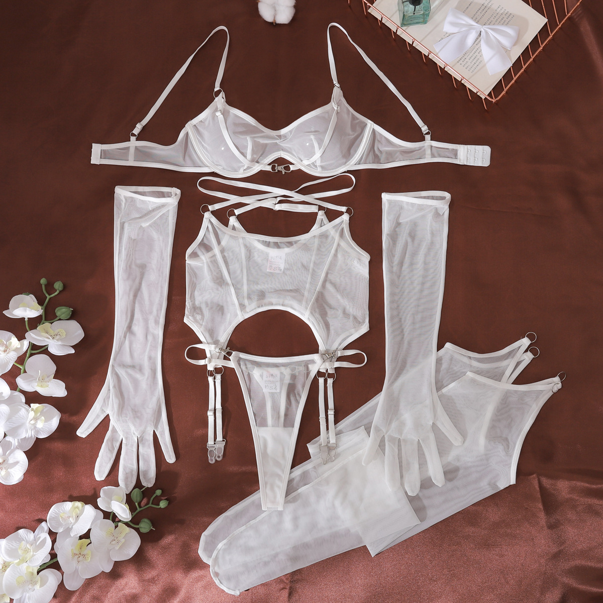 Sexy Mesh Breathable Lingerie  - Sheer Mesh Bra reseña y precio