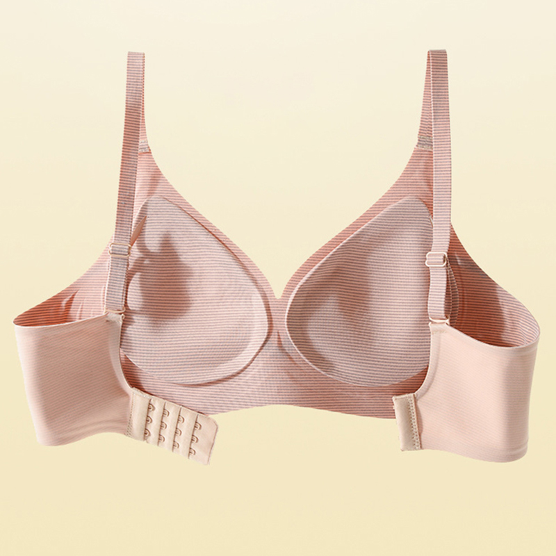 Stripe Color Contrast Soft Sup - Underwire Bra Padded reseña y precio