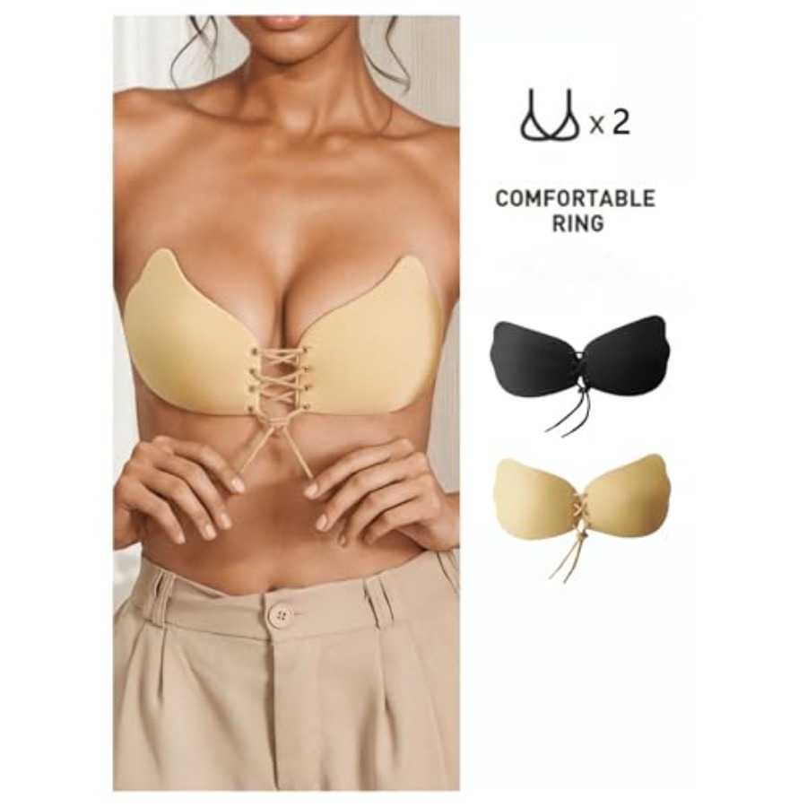 SHENHE Women's 2 Pack Front Cl - Push Up Bra Silicone reseña y precio