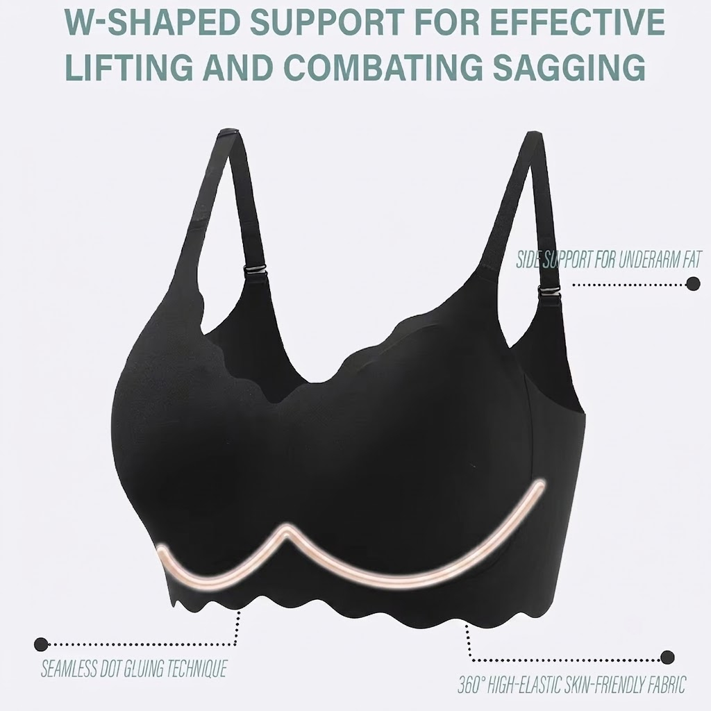 Seamless Wireless Supportive B - T Shirt Bra Seamless reseña y precio