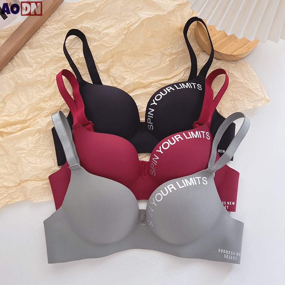 Simplicity Letters Printed Bra - Cotton Bra Everyday reseña y precio