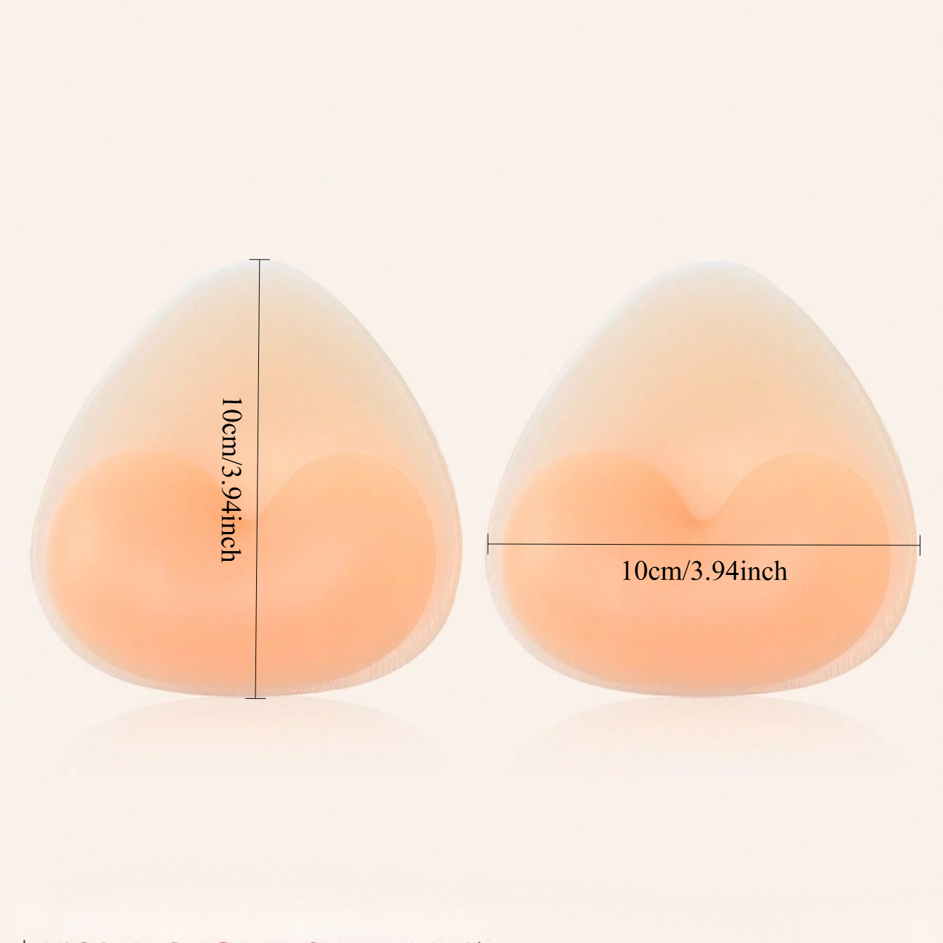 Silicone Bra Inserts, Triangle - Push Up Bra Silicone reseña y precio