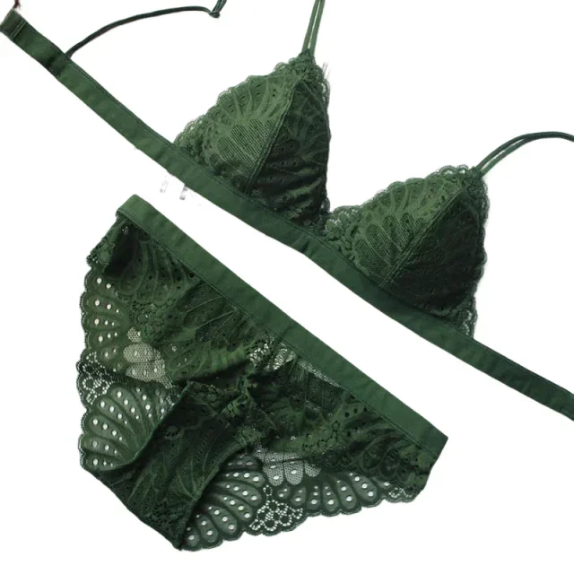 KUCLUTfull lace triangle cup s - Sleep Bra Bralette reseña y precio