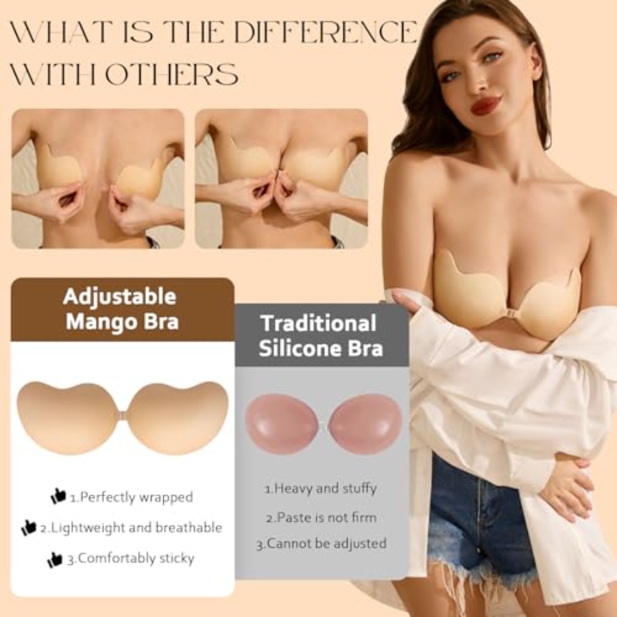 EIDOS Strapless Backless Stick - Push Up Bra Silicone reseña y precio