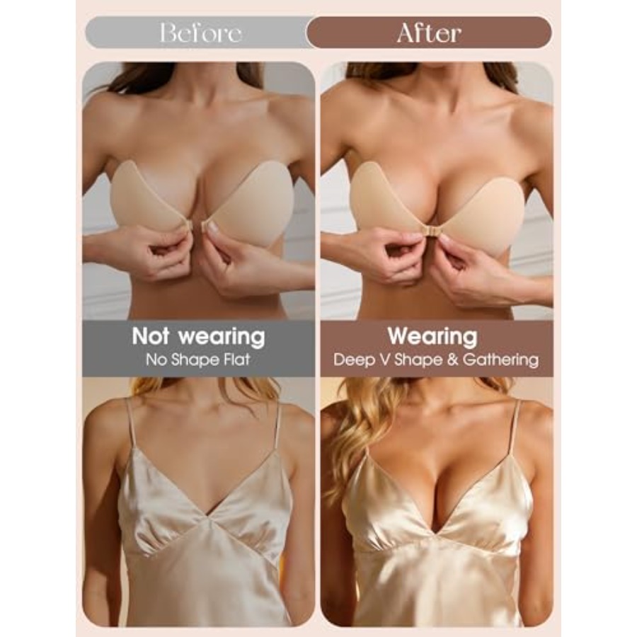Sticky Bra Push Up Strapless A - Push Up Bra Silicone reseña y precio