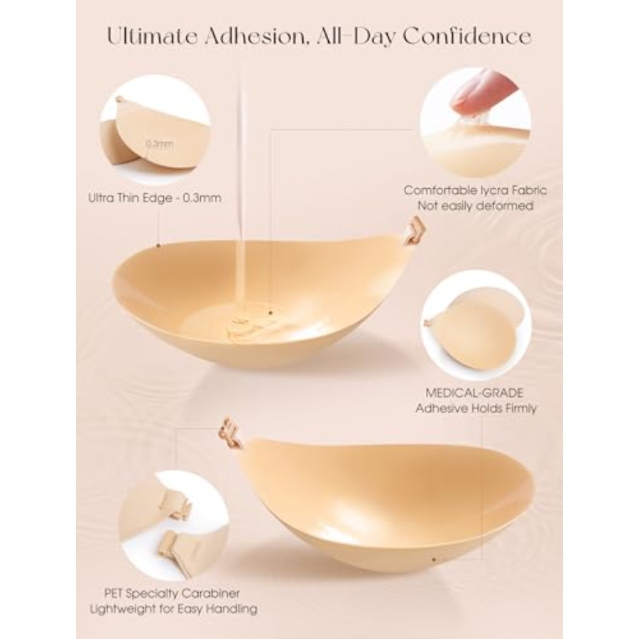 Sticky Bra Push Up Strapless A - Push Up Bra Silicone reseña y precio