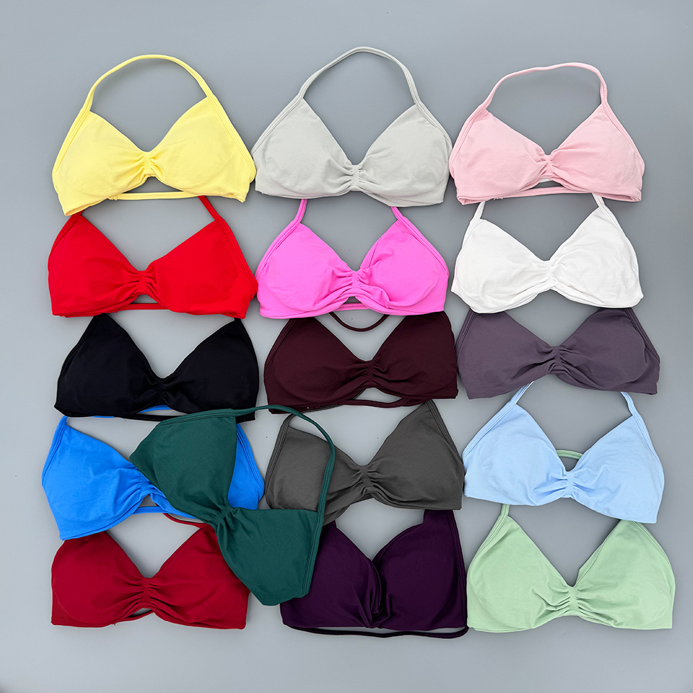 Strappy Bra Gym Top Women High - Sports Bra Racerback reseña y precio