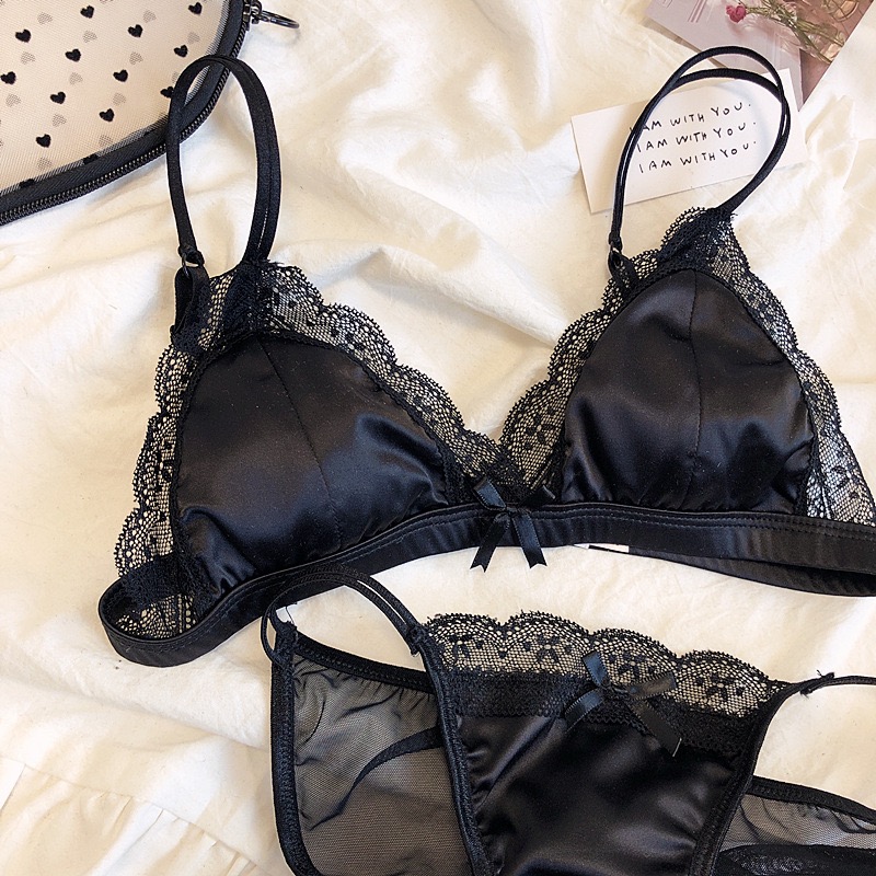 French Sexy Lace Triangle Cup  - Cotton Bra Everyday reseña y precio